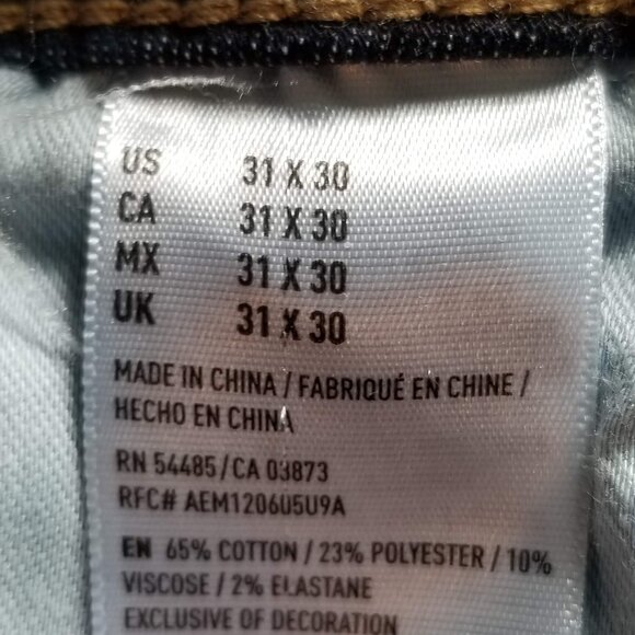AE 31X30 slim straight jeans - Picture 6 of 9